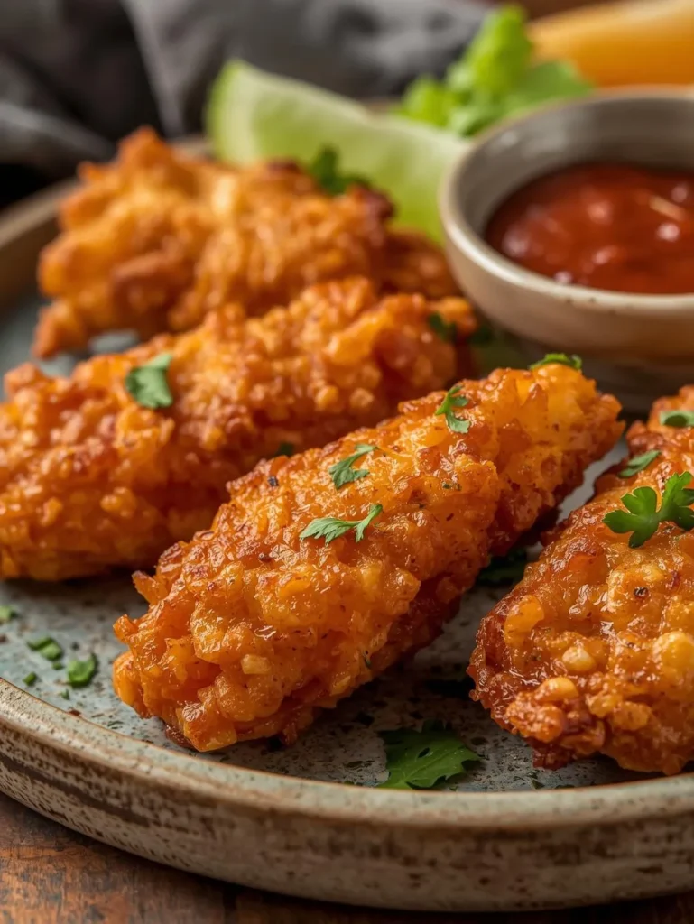 Cornflake Super Crunch Tenders Ultra Crispy With Souce