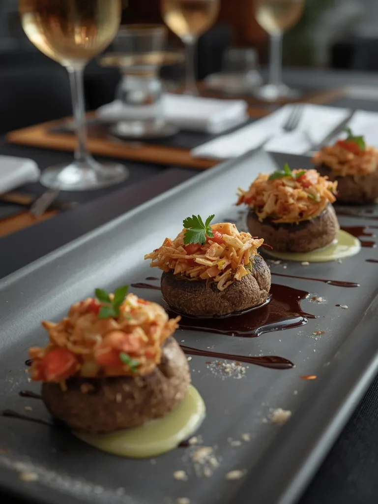 Crab Stuffed Mushrooms Hyper