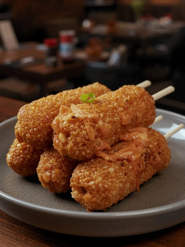 Crispy Air Fryer Mini Corn Dogs Vegan Mini Corn Dogs