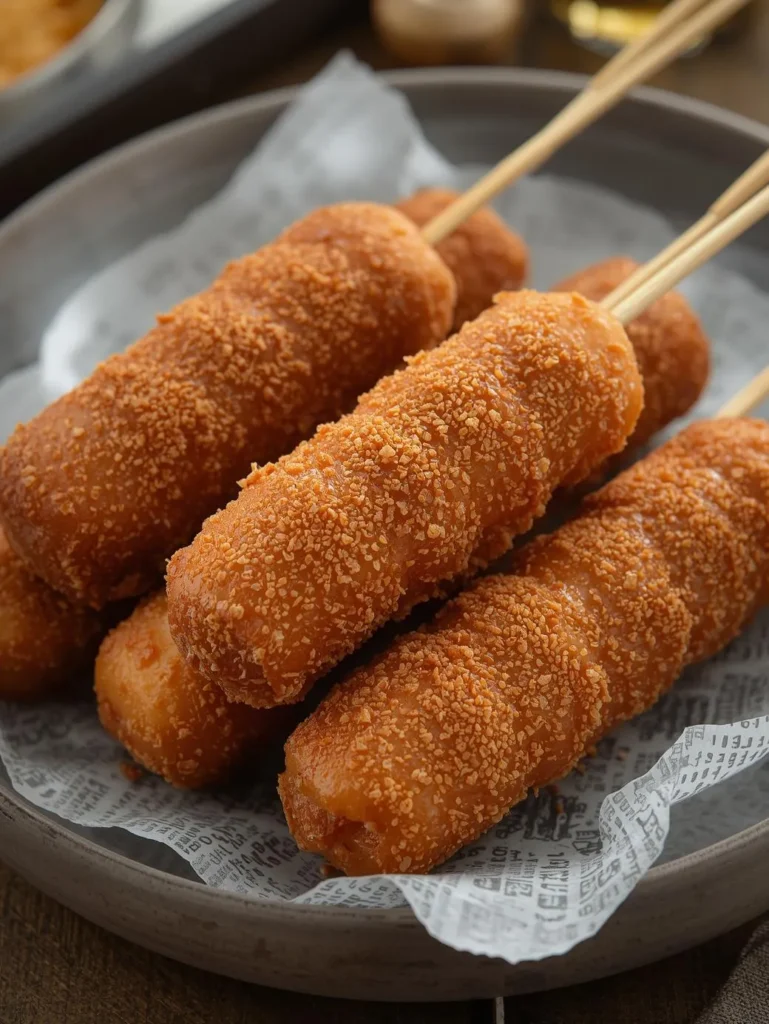 Crispy Air Fryer Mini Corn Dogs Whole Wheat Healthier Version