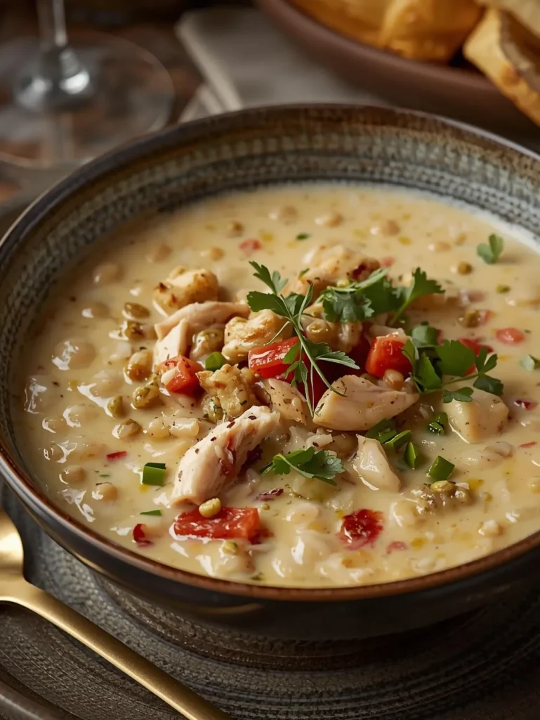 Dairy Free Version Creamy Chicken And Wild Rice Soup