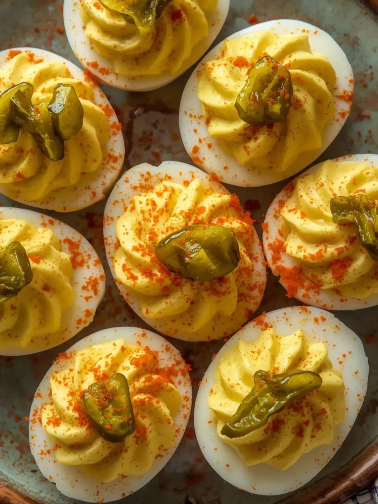 Dill Pickle Deviled Eggs Classic Picnic Style