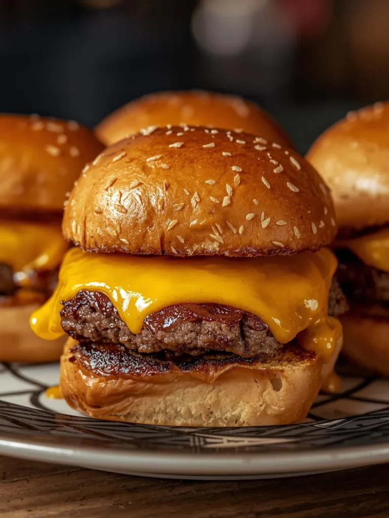 Double Cheese Loaded Sliders