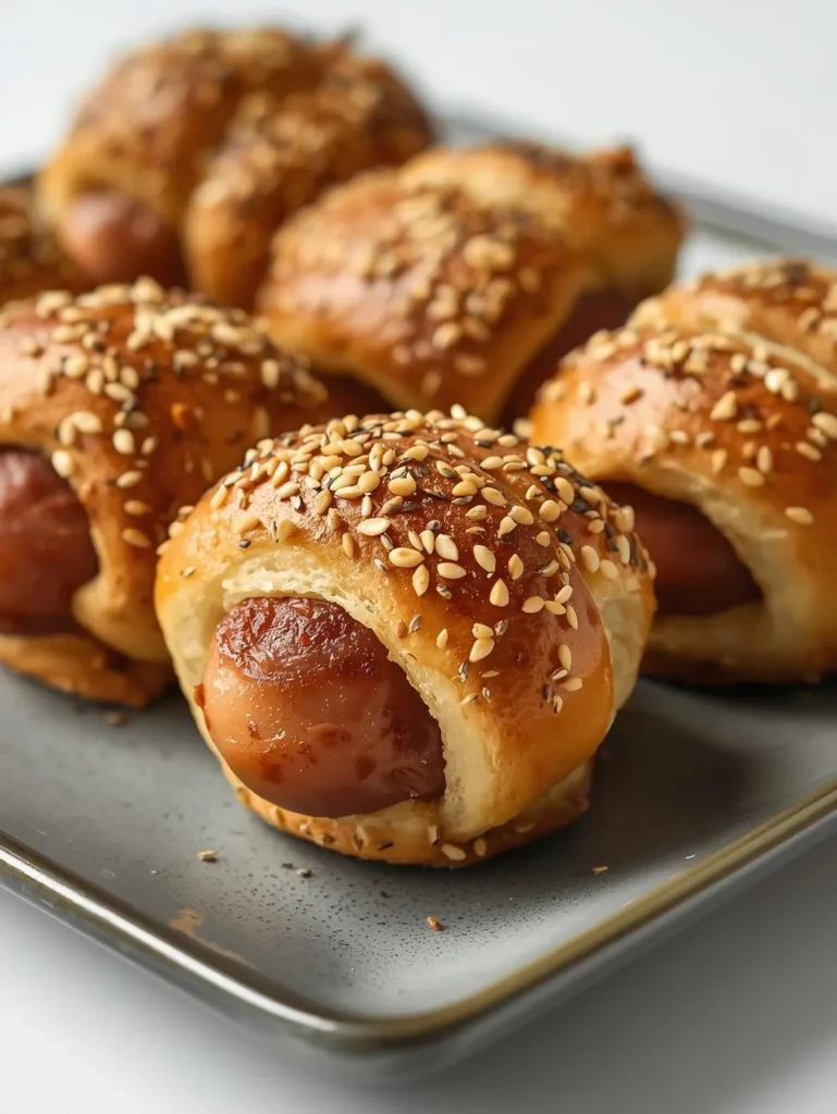 Everything Bagel Pigs In A Blanket In Mordern Style
