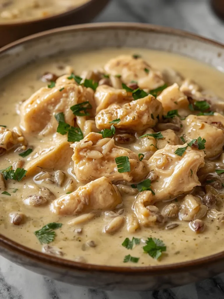 Extra Creamy Restaurant Style Creamy Chicken And Wild Rice Soup