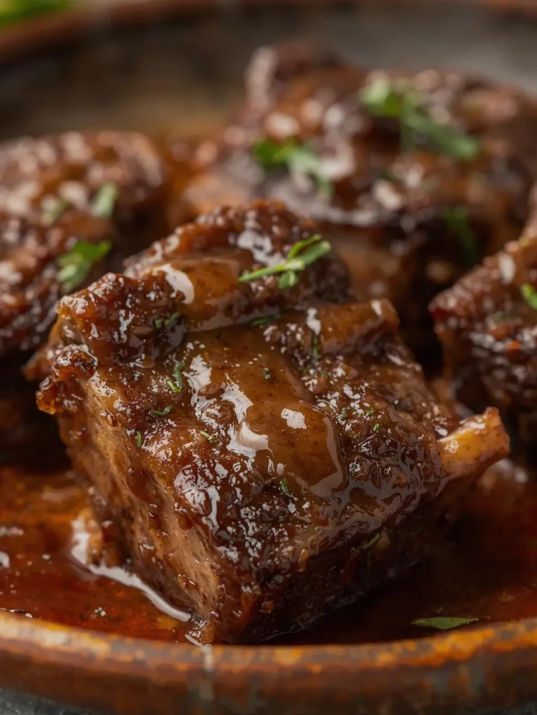 Garlic Butter Braised Short Ribs