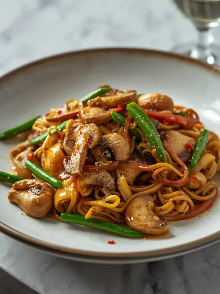 Garlic Mushroom Boost One Pan Veggie Stir Fry