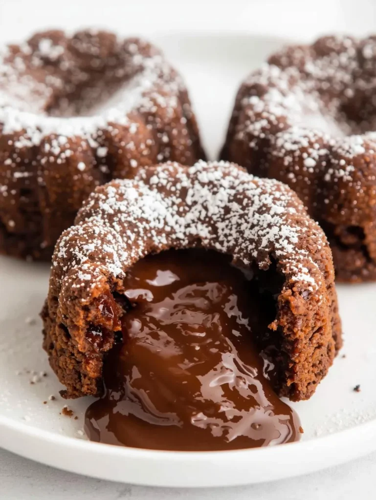 Gluten Free Molten Lava Cakes