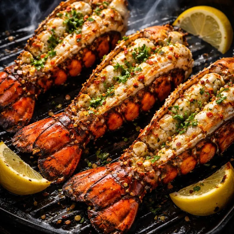 Grilled Lobster Tail Smoky Impressive