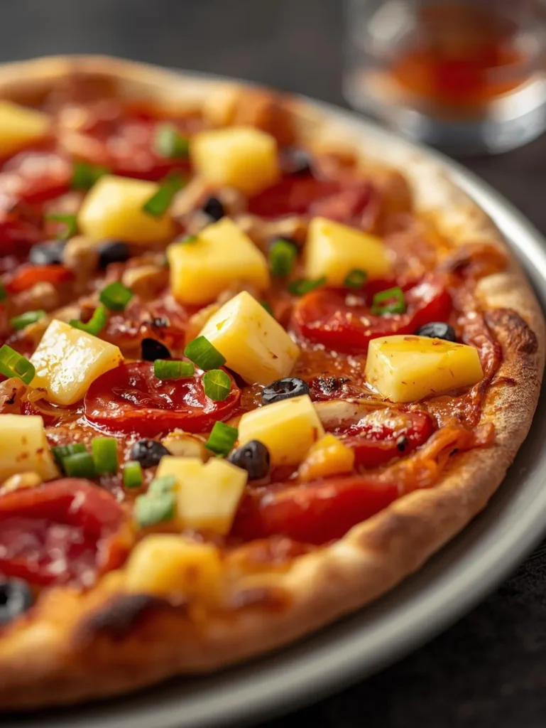 Hawaiian Heart Pizza