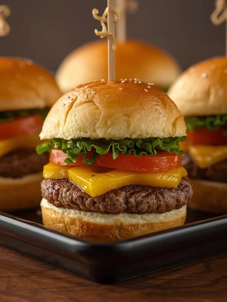 Hawaiian Pineapple Burger Sliders