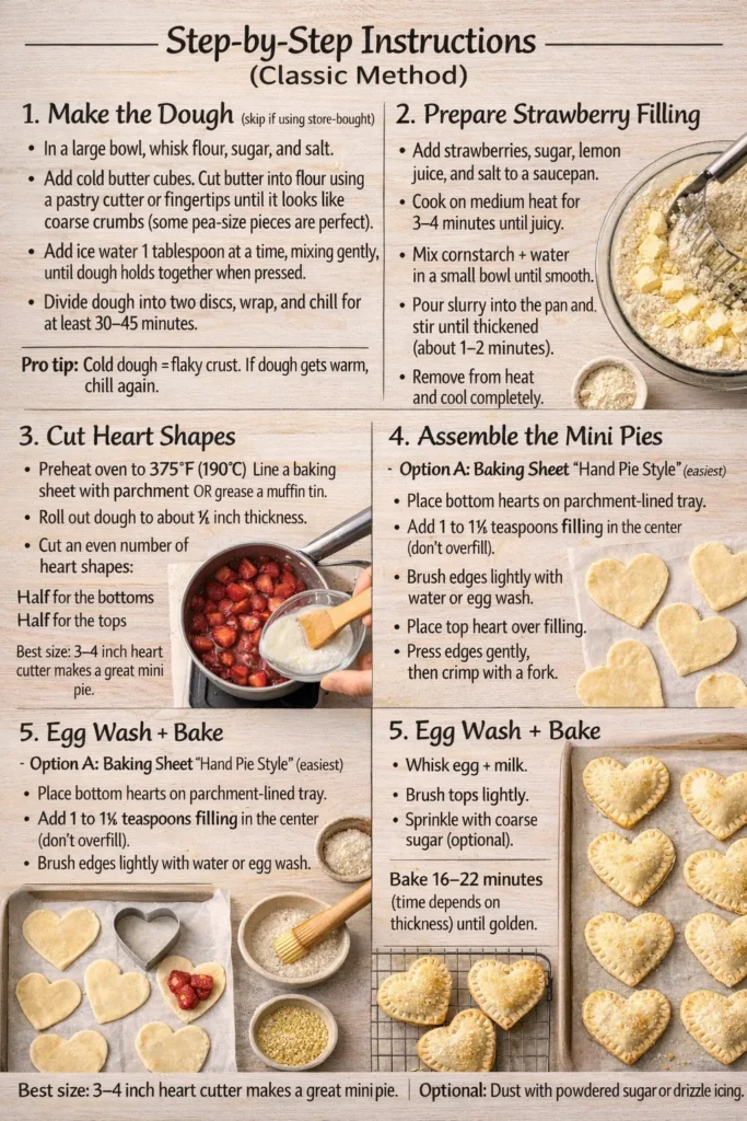 Heart Shaped Mini Pies