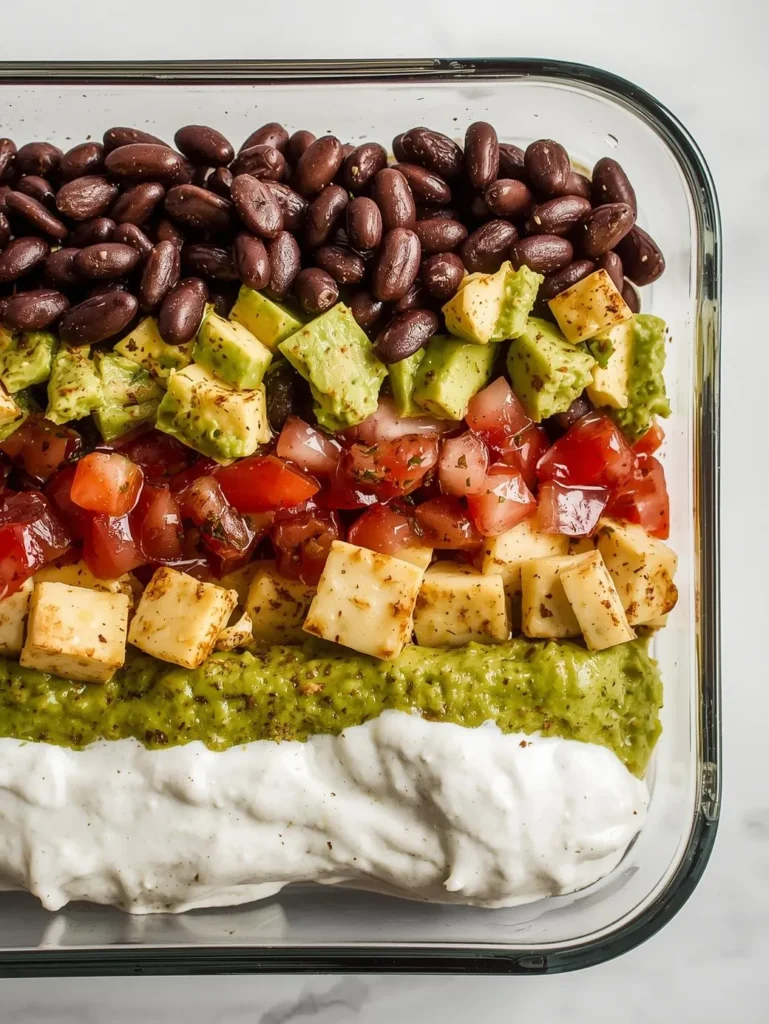 High Protein 7 Layer Dip Meal Prep Style