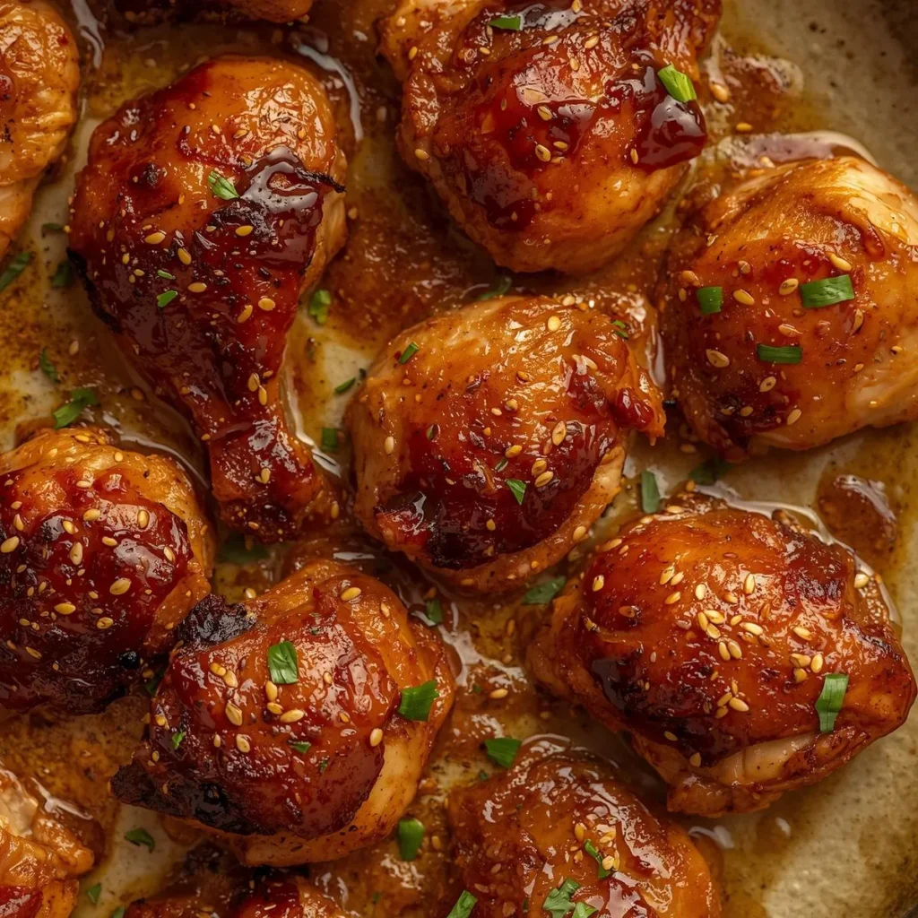 Honey Garlic Chicken Thighs