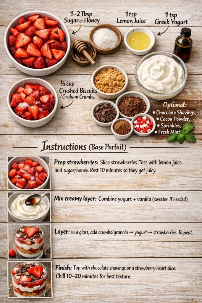 Ingredients Strawberry Dessert