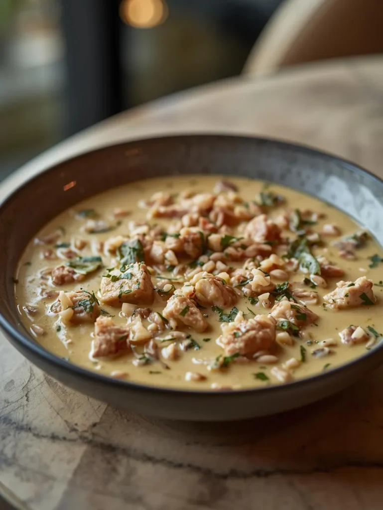 Instant Pot Version Creamy Chicken And Wild Rice Soup