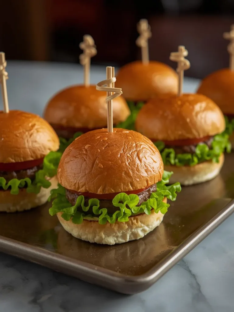 Keto Lettuce Wrap Burger Sliders