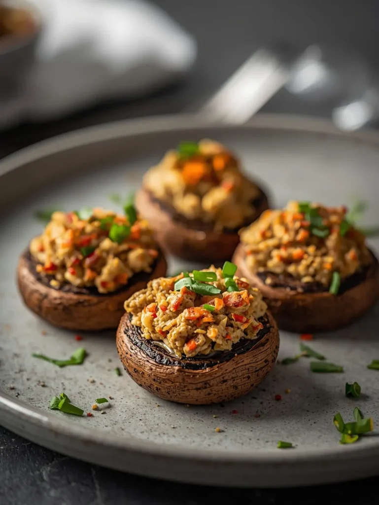 Keto Stuffed Mushrooms