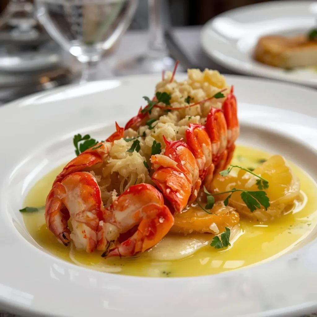 Lemon Parmesan Butter Lobster