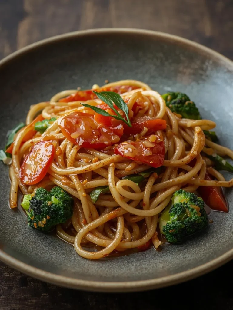 Low Carb Zucchini Noodle Option One Pan Veggie Stir Fry With Noodles