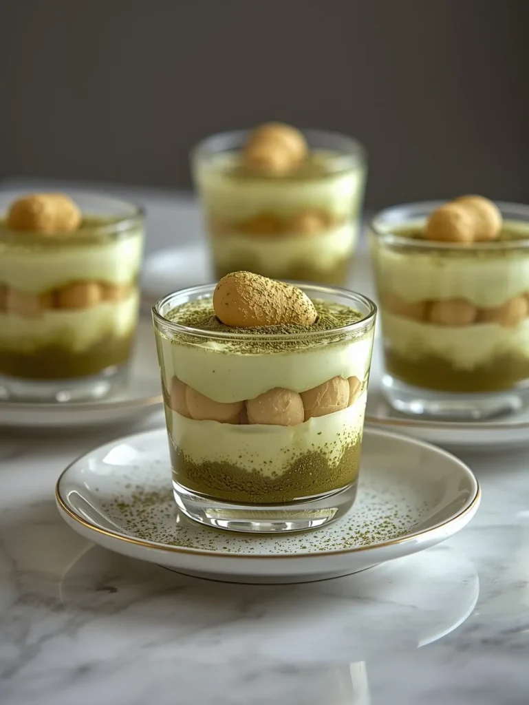 Matcha Tiramisu Cups