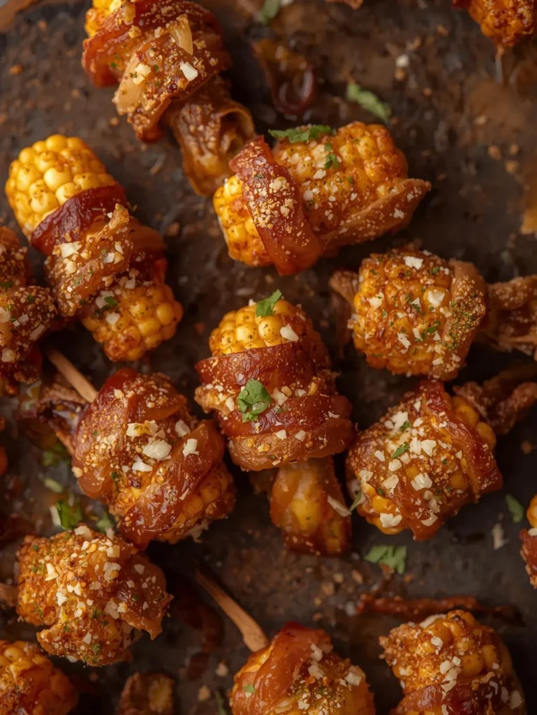 Mexican Street Corn Style Poppers Bacon Wrapped Optional
