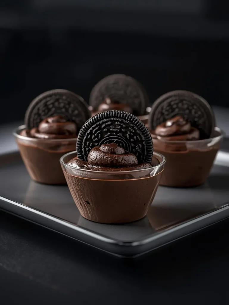 Oreo Chocolate Pudding Cups