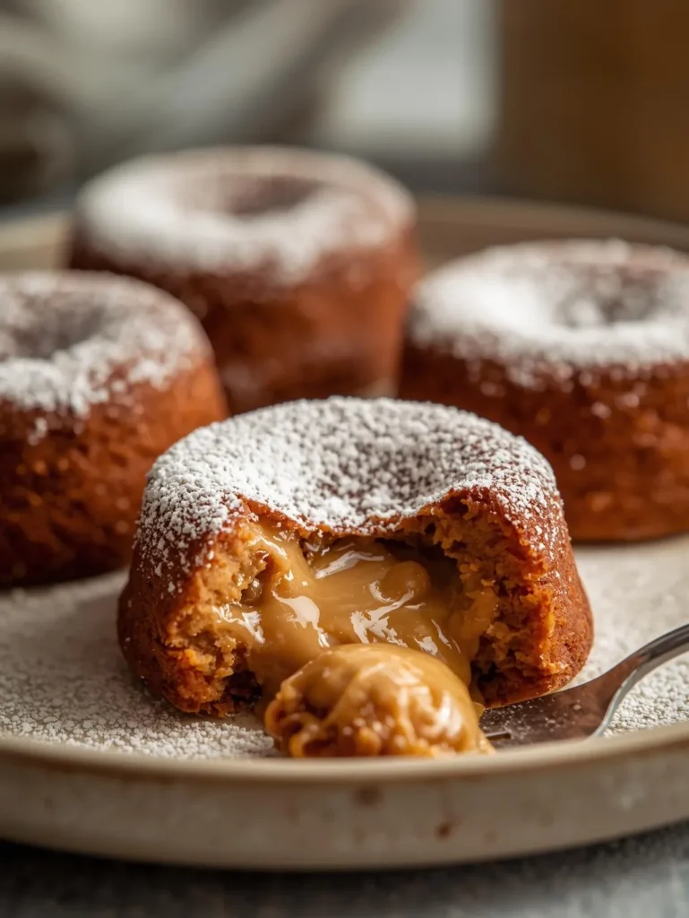 Peanut Butter Lava Cakes