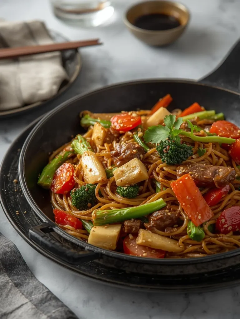 Sesame Ginger Deluxe Option One Pan Veggie Stir Fry