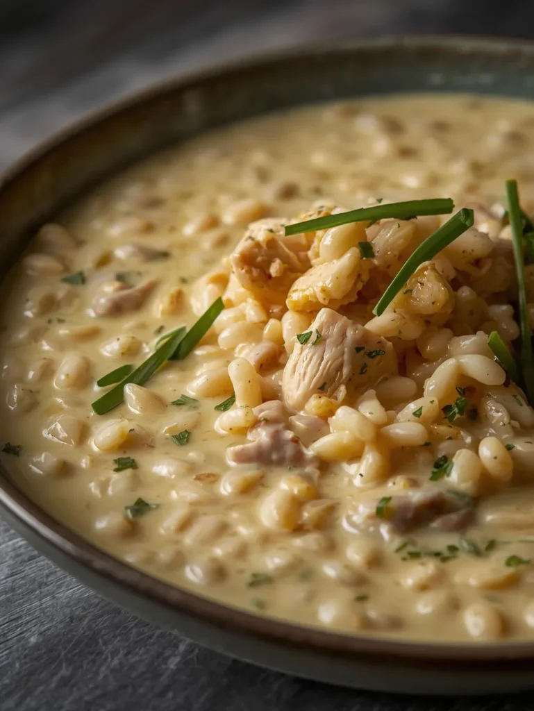 Slow Cooker Creamy Chicken And Wild Rice Soup