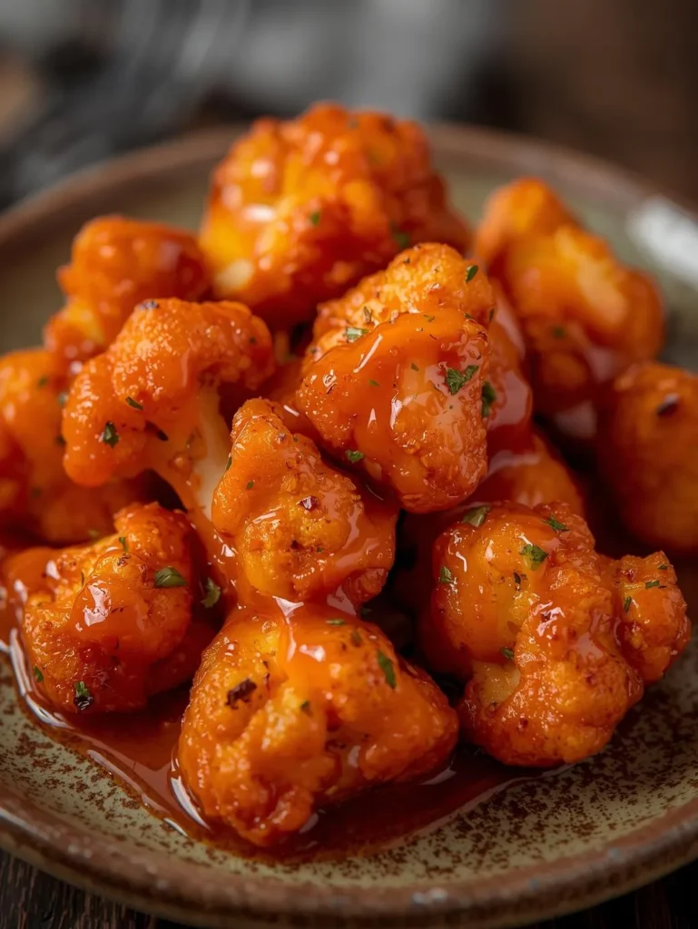 Spicy Honey Buffalo Cauliflower