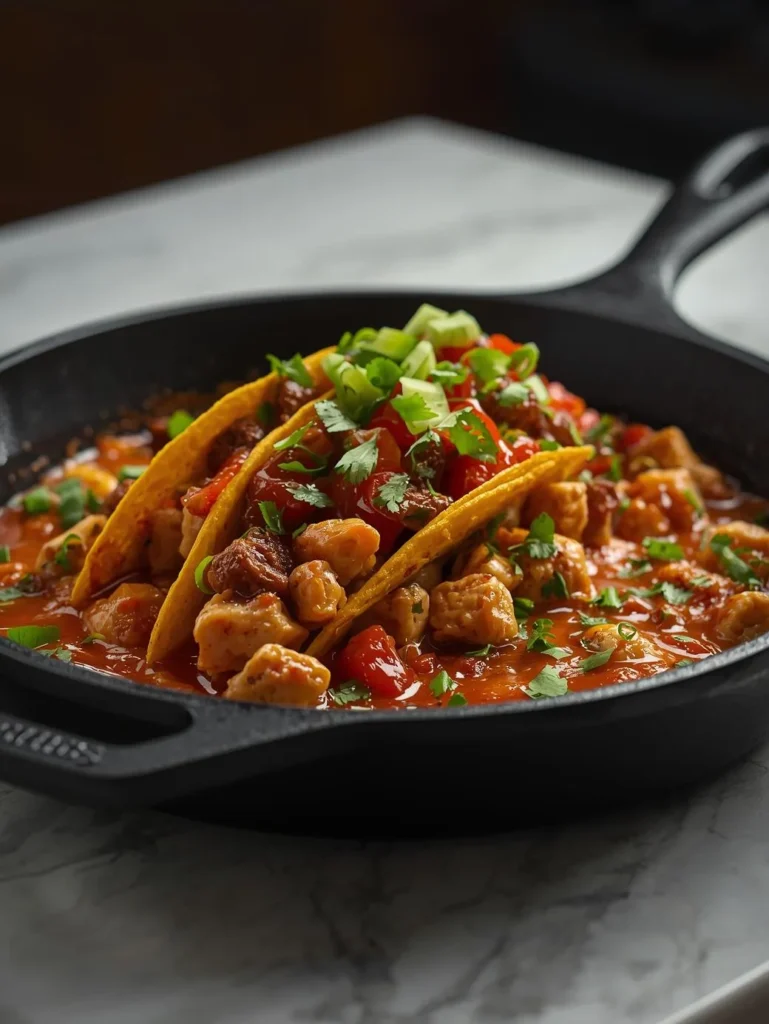 Spicy Jalapeno Version Taco Skillet