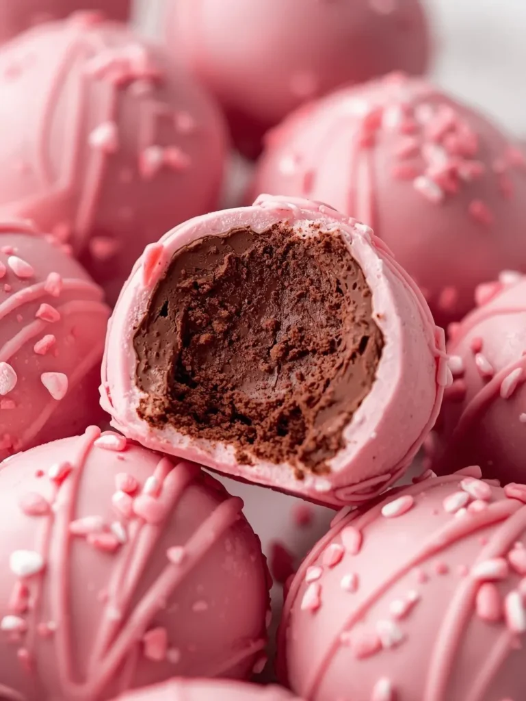 Strawberry Pink Hot Chocolate Bombs