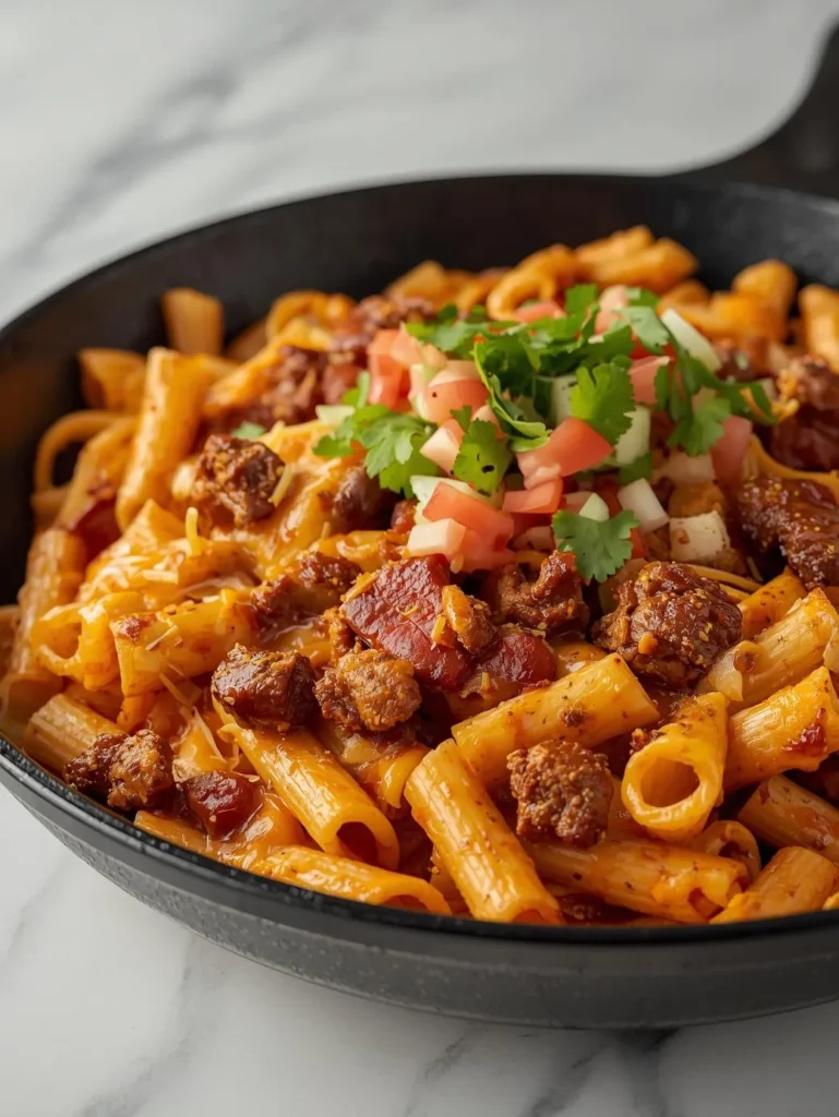 Taco Pasta Skillet Hyper