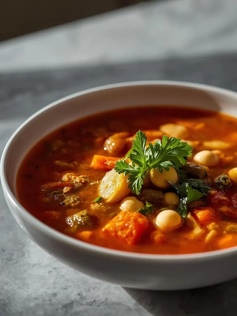 The Blue Zone Longevity Vegan Grain Free Minestrone Soup