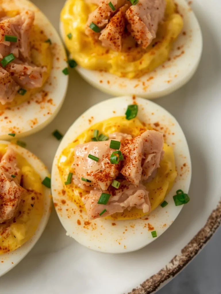 Tuna Deviled Eggs