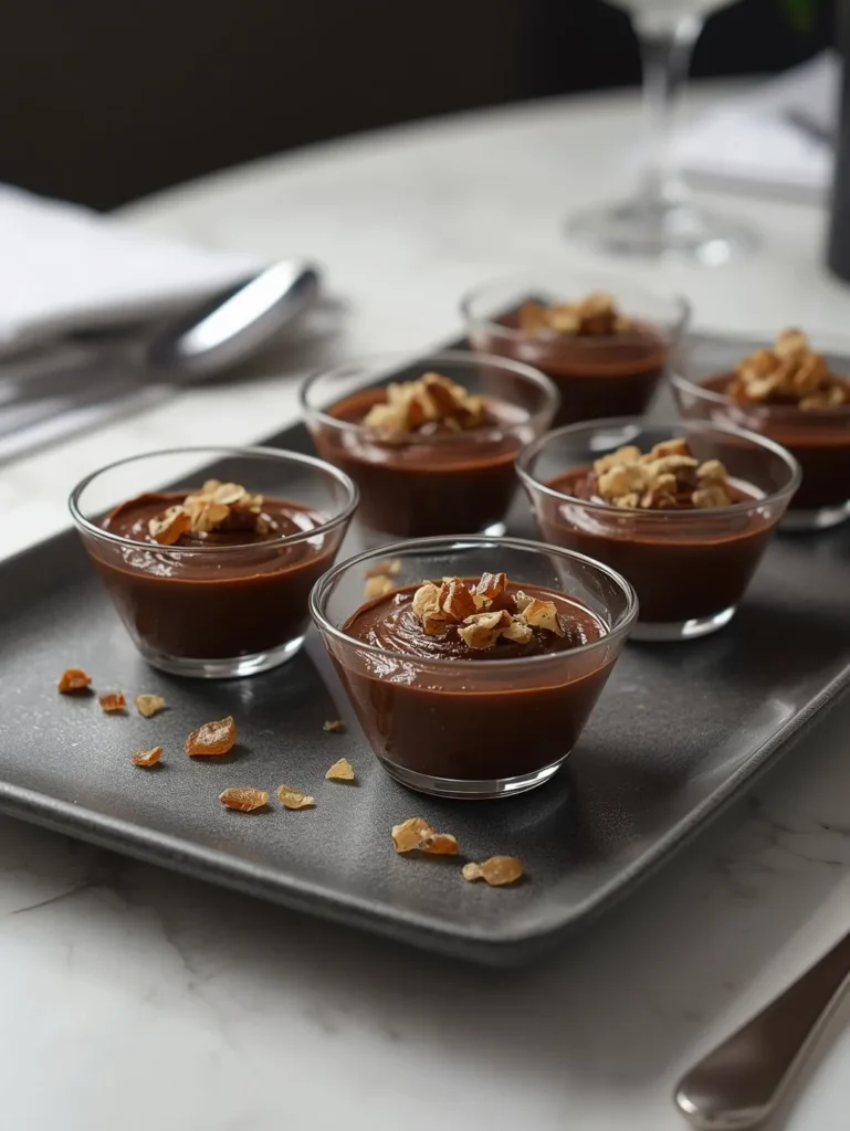 Vegan Chocolate Pudding Cups