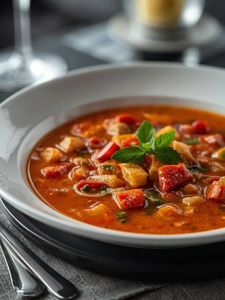 Zesty Mediterranean Mexican Inspired Twist Italian Minestrone Soup