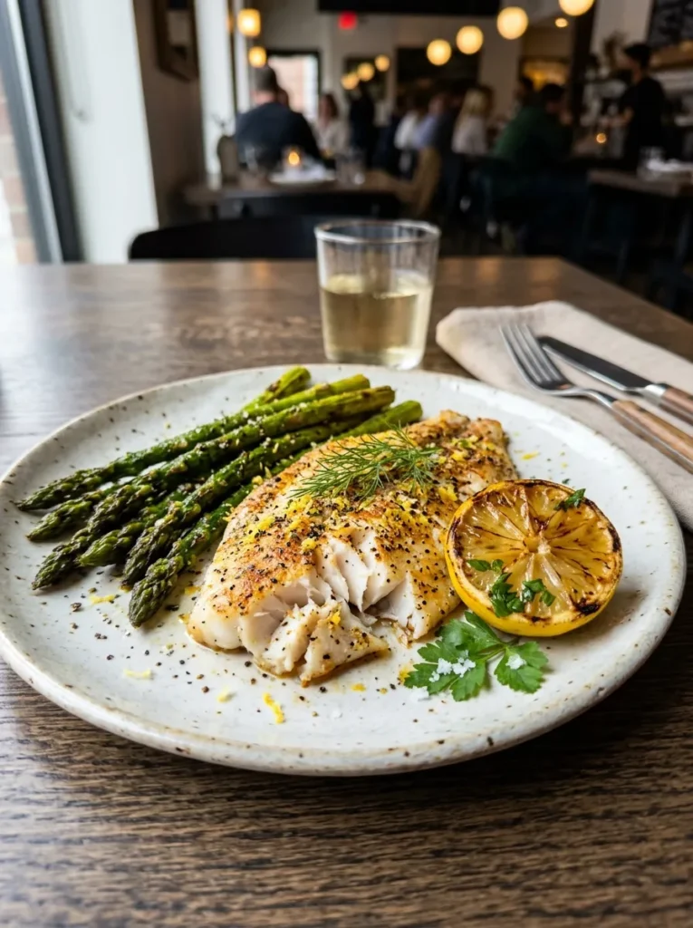 15 Minute Sheet Pan Dinners Lemon Pepper Tilapia Asparagus
