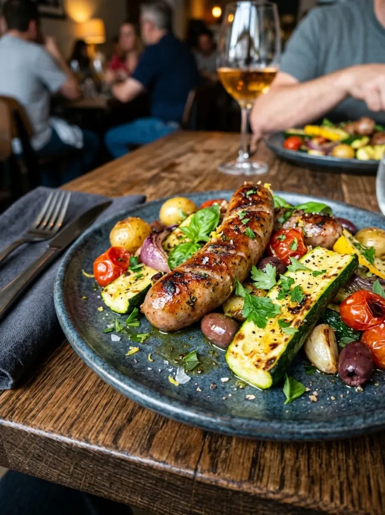 15 Minute Sheet Pan Dinners Mediterranean Sausage Zucchini