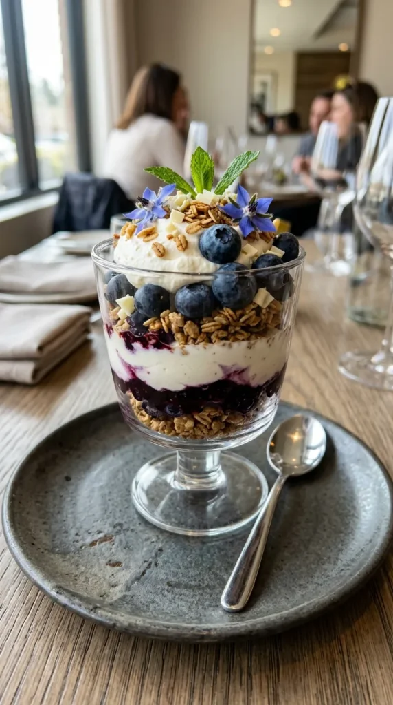 2  Easter Blueberry Crunch Parfait