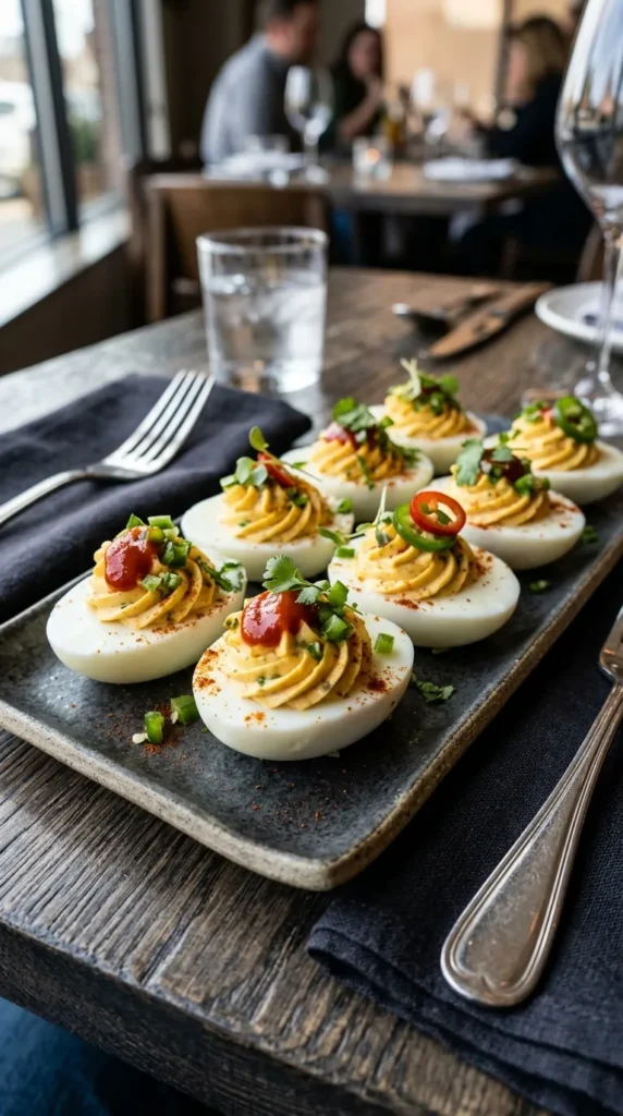 5  Deviled Jalapeno Sriracha Eggs