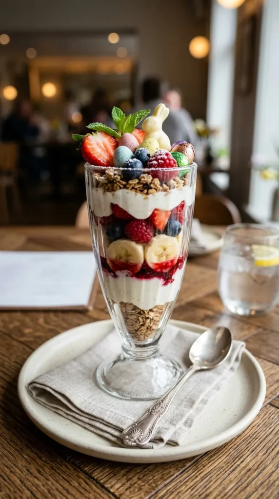 6  Easter Banana Berry Parfait
