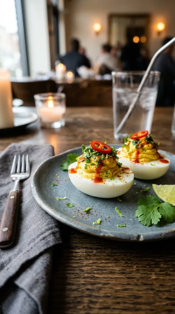 7  Deviled Lime Sriracha Eggs
