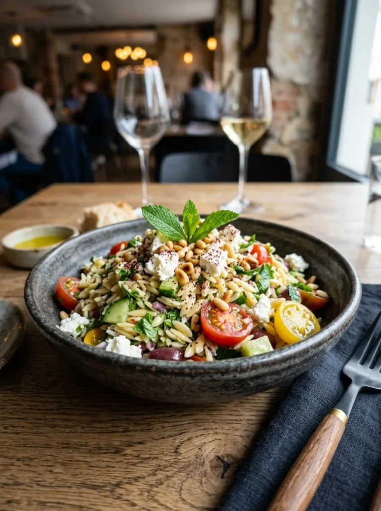Best Authentic Mediterranean Orzo Salad With Pine Nuts Mint