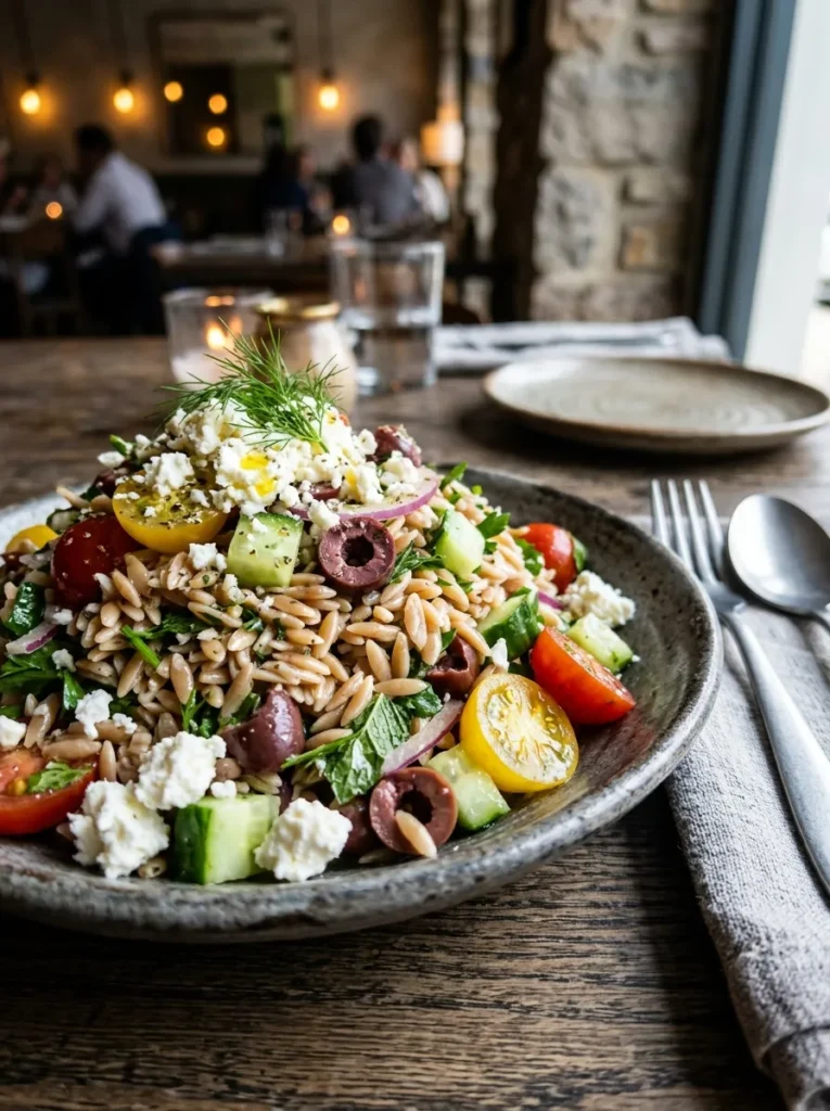 Best Authentic Mediterranean Orzo Salad With Whole Wheat