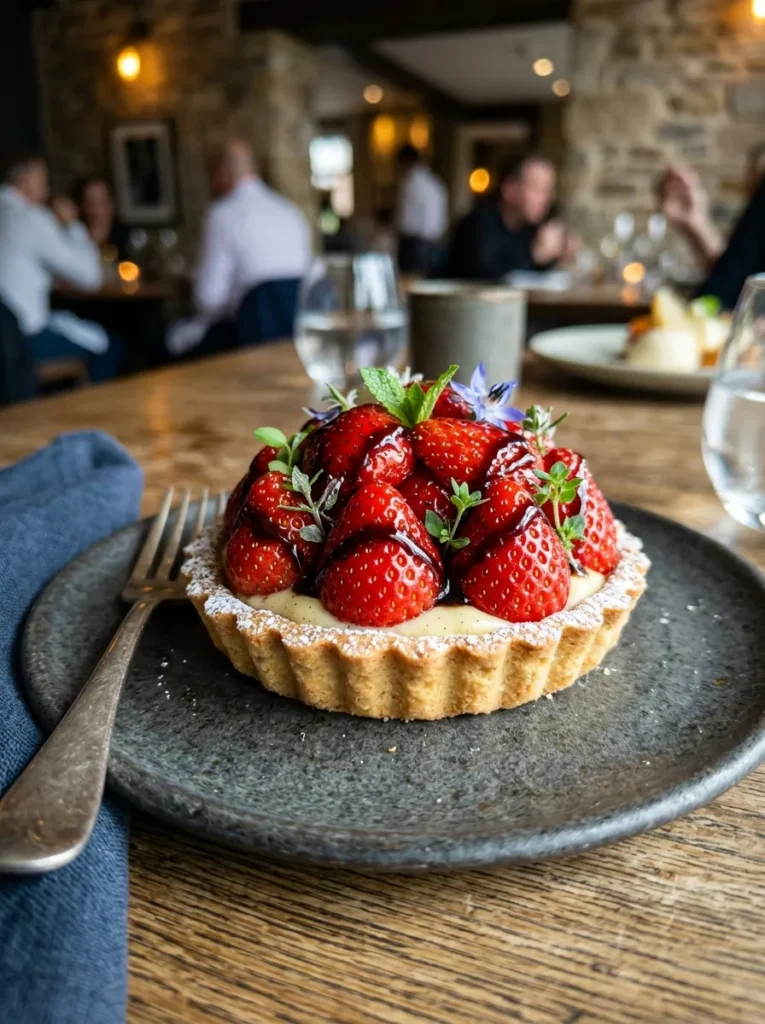 Best Gluten Free Strawberry Tart With Balsamic Glaze