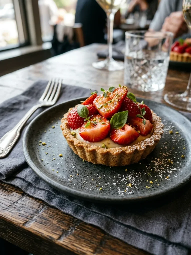 Best Gluten Free Strawberry Tart With Basil Honey