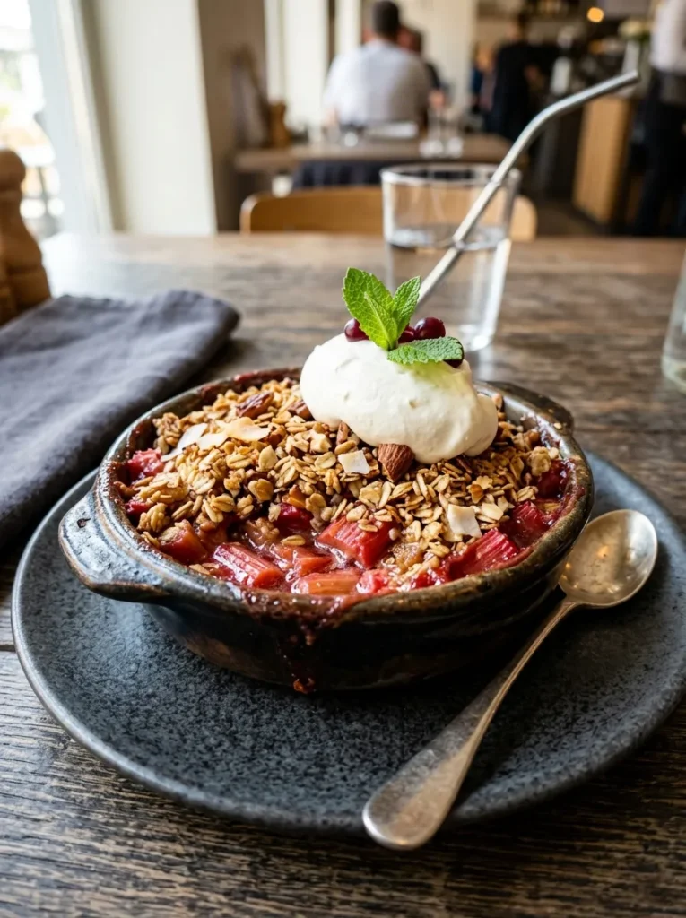 Best Healthy Rhubarb Crumble With Oats With Keto Friendly Low Carb