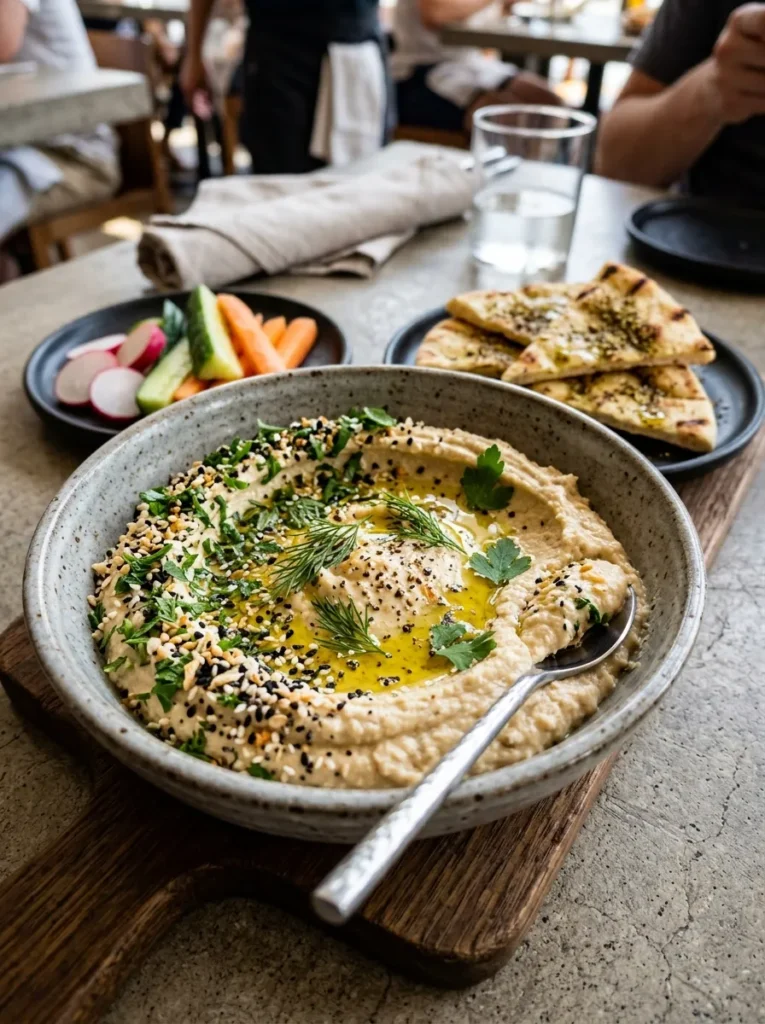 Best Homemade Hummus With Spring Herbs Wait Everything Seasoning